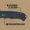 imageGerber Gear 06 FAST Folding Pocket Knife Tactical Tanto Pocket Knife with Serrated Edge for Camping and Survival