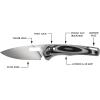 imageGerber Gear 31003927 Sumo Folding Pocket Knife 39 Inch Fine Edge Blade RedBlue Cyan