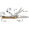 imageGerber Gear Armbar Slim Cut Pocket Knife Multitool with Scissors Burnt OrangeGold