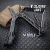 imageGerber Gear CenterDrive Multitool  With NeedleNose Pliers 325quot Blade ampamp CenterAxis Bit Driver  Includes Magnetic Flathead ampamp Phillips Bits  Comes with Coyote Brown Sheath  Made in USA  Black
