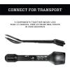 imageGerber Gear ComplEAT Camping Utensils Set for Outdoor Cooking Camping Cutlery with Fork Spoon Tongs Spatula and MultiFunctional Tool Burnt BronzeCooking Utensils Onyx