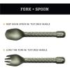 imageGerber Gear ComplEAT Camping Utensils Set for Outdoor Cooking Camping Cutlery with Fork Spoon Tongs Spatula and MultiFunctional Tool Burnt BronzeFlat Sage