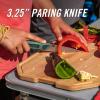 imageGerber Gear ComplEAT Cutting Board Set  Cutting Board Kit with Polypropylene ampamp Bamboo Cutting Boards  Features Paring Knife ampamp Chefs Knife in Nesting Design