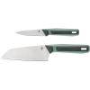 imageGerber Gear ComplEAT Cutting Board Set  Cutting Board Kit with Polypropylene ampamp Bamboo Cutting Boards  Features Paring Knife ampamp Chefs Knife in Nesting Design