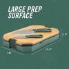 imageGerber Gear ComplEAT Cutting Board Set  Cutting Board Kit with Polypropylene ampamp Bamboo Cutting Boards  Features Paring Knife ampamp Chefs Knife in Nesting Design