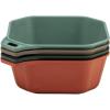 imageGerber Gear ComplEAT Tableware Set  Polypropylene Camping Cookware  Portable Outdoor Tableware  4 Plates 4 Bowls ampamp 1 Mixing Bowl