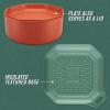 imageGerber Gear ComplEAT Tableware Set  Polypropylene Camping Cookware  Portable Outdoor Tableware  4 Plates 4 Bowls ampamp 1 Mixing Bowl