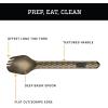 imageGerber Gear Devour MultiFork  Camp Eating Tool and MultiTool  EDC Gear and Equipment  TitaniumBurnt Bronze