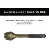 imageGerber Gear Devour MultiFork  Camp Eating Tool and MultiTool  EDC Gear and Equipment  TitaniumBurnt Bronze