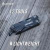 imageGerber Gear Dime 12in1 Mini EDC Multitool  Needle Nose Pliers Pocket Knife Keychain Bottle Opener  EDC Gear and Equipment  GreenBlack