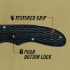 imageGerber Gear FAST Draw Pocket Knife EDC Assisted Opening Folding Knife Serrated Edge