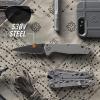 imageGerber Gear Fastball  Slim Lightweight Folding Knife with Lock Release  Pocket Knife with 3Position Clip  EDC Gear  3quot BlackGrey