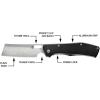 imageGerber Gear Flatiron Folding Cleaver Pocket KnifeBlack