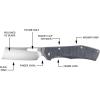 imageGerber Gear Flatiron Folding Cleaver Pocket KnifeGrey