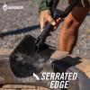 imageGerber Gear Folding Spade ETool HeavyDuty Camping Shovel with Serrated Edge Compact Survival Gear BlackBlack