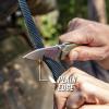 imageGerber Gear Fuse Pocket Knife 33 Inch Plane Edge Blade SageStainless SteelGreen