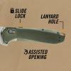 imageGerber Gear Highbrow Serrated Edge Drop Point Assited Opening Knife 31003672 GreySage