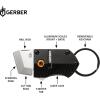 imageGerber Gear Key Note Pocket Knife 1quot Plain Edge Box Cutter EDC Keychain Pocket Knife for Everyday Carry BlackKey Chain Knife  Black