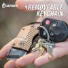 imageGerber Gear Key Note Pocket Knife 1quot Plain Edge Box Cutter EDC Keychain Pocket Knife for Everyday Carry BlackKey Chain Knife  Black