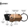 imageGerber Gear Key Note Pocket Knife 1quot Plain Edge Box Cutter EDC Keychain Pocket Knife for Everyday Carry BlackKey Chain Knife  Coyote Brown
