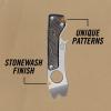 imageGerber Gear Mullet Keychain  MultiTool Keychain with Pry Bar Bottle Opener and Wire Stripper  EDC Gear and Equipment  BlackAluminum