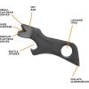 imageGerber Gear Mullet Keychain  MultiTool Keychain with Pry Bar Bottle Opener and Wire Stripper  EDC Gear and Equipment  BlackBlack