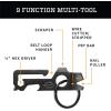 imageGerber Gear Mullet Keychain  MultiTool Keychain with Pry Bar Bottle Opener and Wire Stripper  EDC Gear and Equipment  BlackBlack