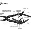 imageGerber Gear MultiPlier 600 Blunt Nose Multitool with 14 Tools  Includes Knife Pliers Nylon Sheath ampamp More  Black Tool
