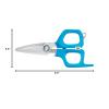 imageGerber Gear Neat Freak  Salt  Durable Ergonomic Fishing Scissors  Features Blunt Nose Tip ampamp Split Shot Crimper  Premium Fishing Gear
