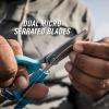 imageGerber Gear Neat Freak  Salt  Durable Ergonomic Fishing Scissors  Features Blunt Nose Tip ampamp Split Shot Crimper  Premium Fishing Gear
