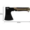 imageGerber Gear Pack Hatchet  35quot Steel Blade Axe with Full Tang  Survival Bushcraft and Camping Gear  with Mountable Nylon Sheath  BrownSurvival Hatchet  Coyote Brown