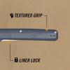 imageGerber Gear Pledge Pocket Knife with Pocket Clip  37quot Full Panel Plain Edge Blade Folding Knife  EDC Gear and Equipment  Urban Blue