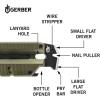 imageGerber Gear Prybrid Utility Knife with Pry Bar EDC MultiTool Pocket Razor Knife with Retractable Blade GreenGreen