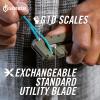 imageGerber Gear Prybrid Utility Knife with Pry Bar EDC MultiTool Pocket Razor Knife with Retractable Blade GreenNEW Green with Clip