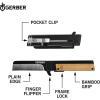 imageGerber Gear Quadrant Clip Pocket KnifeBamboo