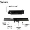 imageGerber Gear Quadrant Clip Pocket KnifeBlack Bamboo