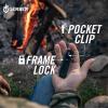 imageGerber Gear Quadrant Clip Pocket KnifeWhite G10