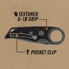 imageGerber Gear Remix Folding Pocket Knife 3quot Partially Serrated Tanto Pocket Knife for Survival and Camping Black