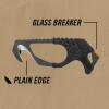 imageGerber Gear Seatbelt Strap Cutter Escape Tool with Lanyard Hole and Glass Breaker Black 5 x 25 x 1 inches Pocket SizeGreen