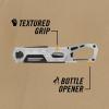 imageGerber Gear Stake Out 11in1 Multitool  22quot Plain Edge Blade Tent Stake Puller Carabiner Carry  EDC Gear and Equipment  BronzeGraphite