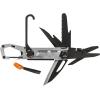 imageGerber Gear Stake Out 11in1 Multitool  22quot Plain Edge Blade Tent Stake Puller Carabiner Carry  EDC Gear and Equipment  BronzeSilver