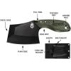 imageGerber Gear TRITip Mini Cleaver Fixed Blade Camping Knife with Molle Sheath for Survival and BushcraftingGreen