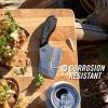 imageGerber Gear TRITip Mini Cleaver Fixed Blade Camping Knife with Molle Sheath for Survival and BushcraftingGreen