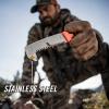 imageGerber Gear Vital Pack Compact Saw Stainless Steel Sawtooth Blade for Camping Hunting and Hiking with SheathPack Saw