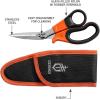 imageGerber Gear Vital Pack Compact Saw Stainless Steel Sawtooth Blade for Camping Hunting and Hiking with SheathTakeAPart Shears