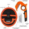 imageGerber Gear Vital Pack Compact Saw Stainless Steel Sawtooth Blade for Camping Hunting and Hiking with SheathZip Fixed Blade Knife  Sheath