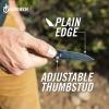 imageGerber Gear Zilch Folding Pocket Knife 31 Inch Plain Edge Blade BlackBlack