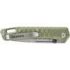 imageGerber Gear Zilch Folding Pocket Knife 31 Inch Plain Edge Blade BlackLichen Green