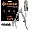 imageGerber Gear CenterDrive Plus  16Piece MultiPurpose Tool with Sheath ampamp Bit Set  Includes Pry Bar Knife Needlenose Pliers Nail Puller ampamp More