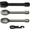 imageGerber Gear ComplEAT Camping Utensils Set for Outdoor Cooking Camping Cutlery with Fork Spoon Tongs Spatula and MultiFunctional Tool Burnt BronzeFlat Sage